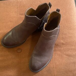 Franco Sarto Chocolate Ankle Booties
